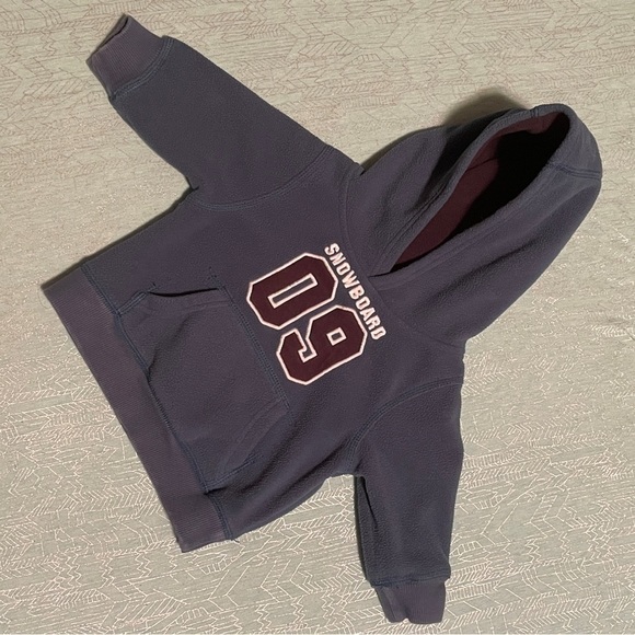 Gymboree Snowboard 09 Baby Hooded Fleece size 6-12 mo. 100% Polyester - Picture 1 of 9